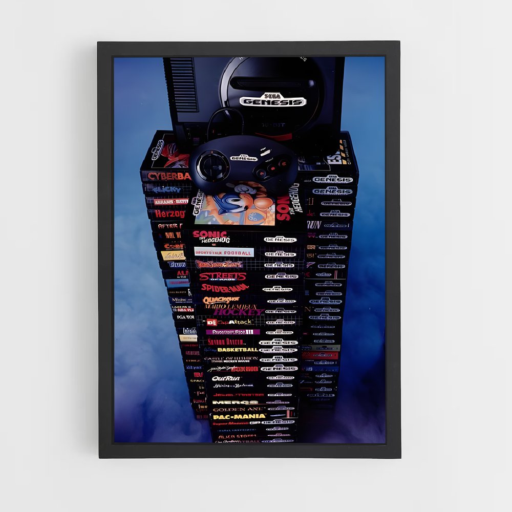 Poster Sega genesis – affiche Consoles (vue 2)